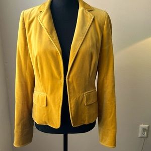 J Crew Velvet Blazer Jacket Womens: Size 8